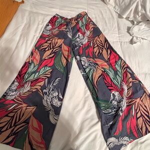 Anthropologie Multicolor Wide-Leg Pants